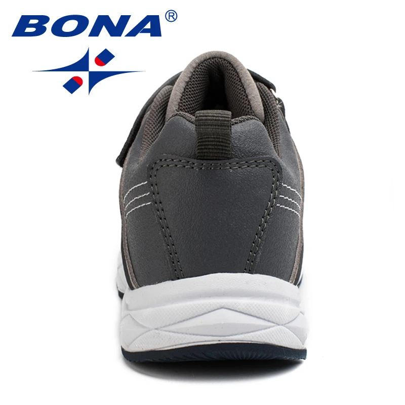 BONA New Style Children Casual Shoes Hook &amp Loop Boys Synthetic Girls Comfortable Kids Sneakers Fast Free Shipping | Детская одежда