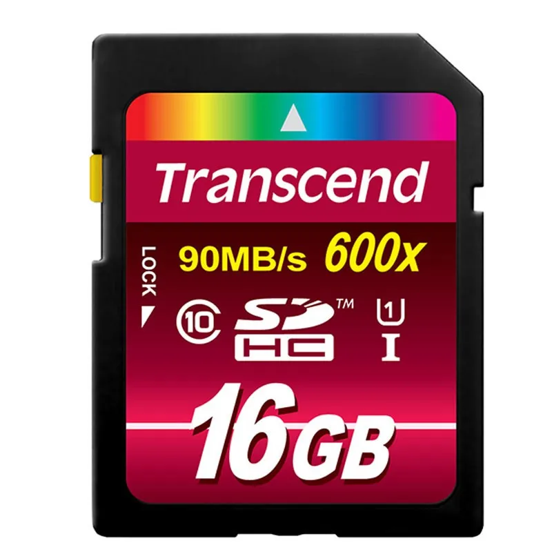 Оригинал Transcend 600X SD SDHC SDXC UHS-1 128 ГБ 64 32 16 class 10 карт памяти для HD Камеры GPS | Компьютеры