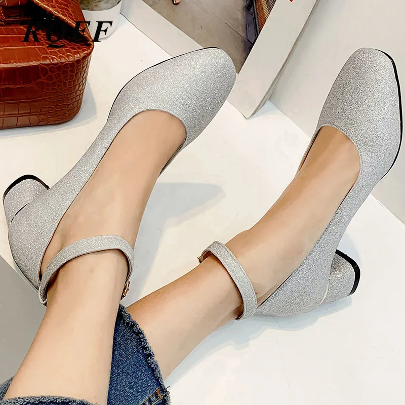 2019 Роскошные осенние женские туфли-лодочки Большие размеры 12-43 модные модельные