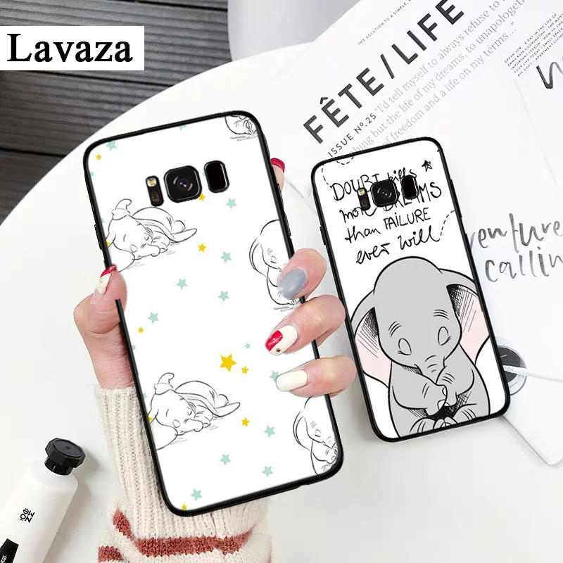 Cartoon cute elephant Silicone Case for Samsung S6 Edge S7 S8 Plus S9 S10 S10e M10 M20 M30 M40 | Мобильные телефоны и