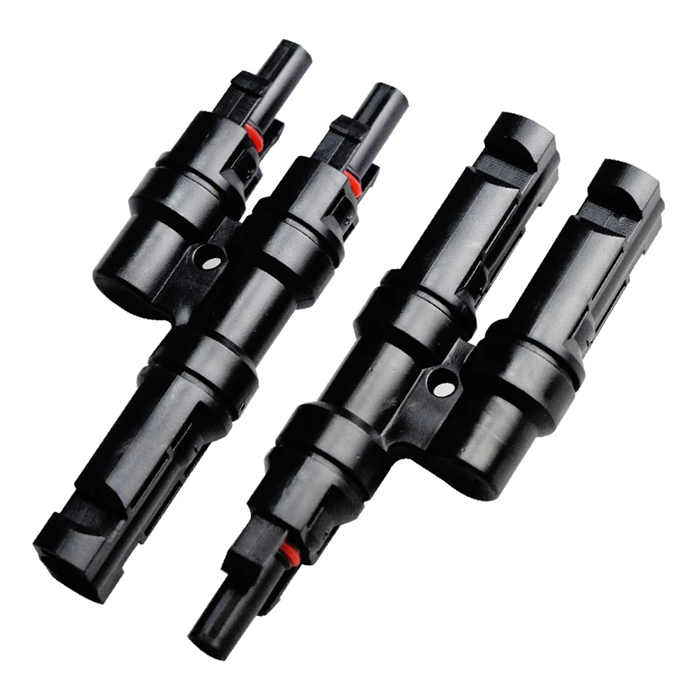 BOGUANG 1 Pair x 2 in pv Connector adaptor solar panel parallel connection DIY kits cell system . |