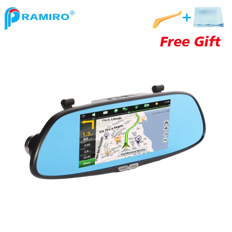 Pramiro 3G 7 &quotВидеорегистраторы для автомобилей зеркало заднего вида регистратор