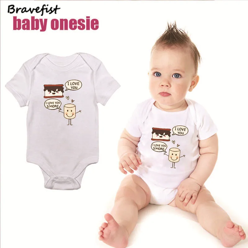 Детский комбинезон с короткими рукавами из хлопка для мальчиков и девочек