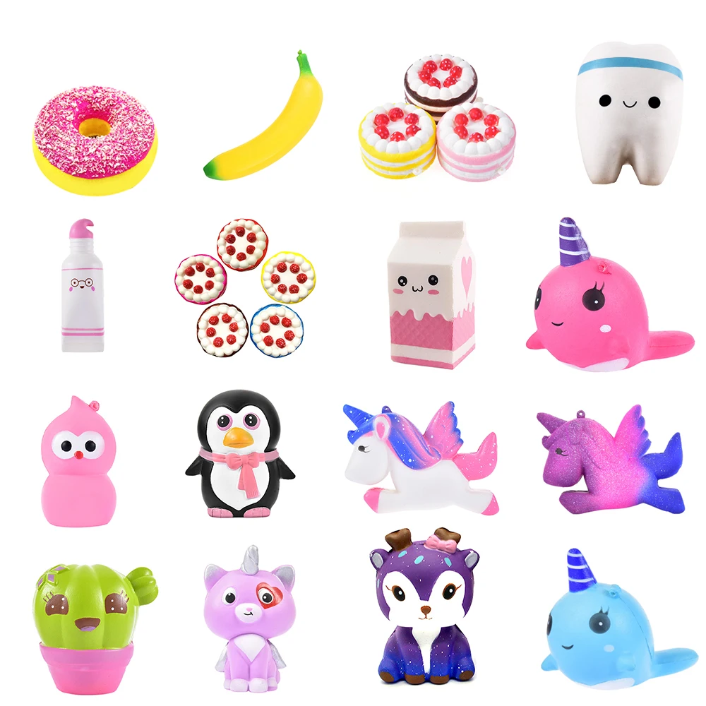 Мягкое Новинка, кляп, игрушки, Jumbo Fun, сдавливание, сюрприз, снятие стресса, игрушки для детей, милая для сжимания медленно распрямляющаяся, рождественские подарки