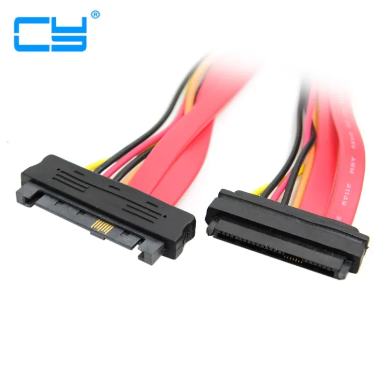 SAS Hard Disk Drive SFF-8482 Cable 29Pin Male To Female Extension 0.5m | PC Hardware Cables &amp Adapters