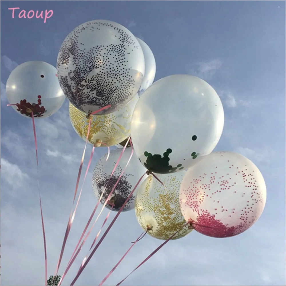 Taoup 10 шт шары с днем рождения фигурки 12 дюймов круглые аксессуары латексные