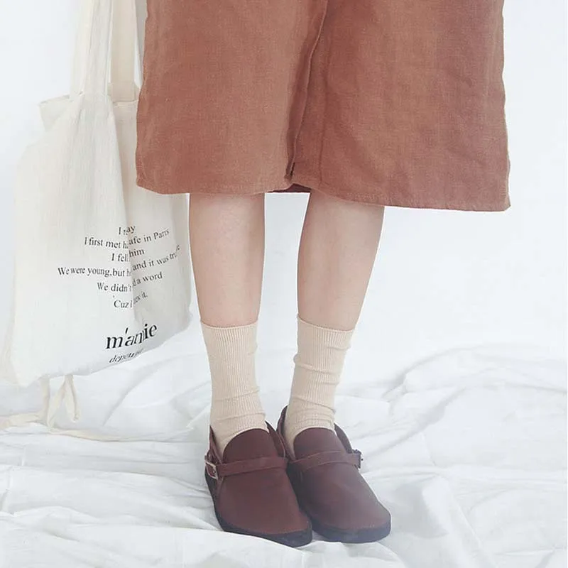 New Product Korean Style Women Harajuku Art Streetwear Funny Happy Socks Cute Candy Color Heap For Girl Gift | Женская одежда