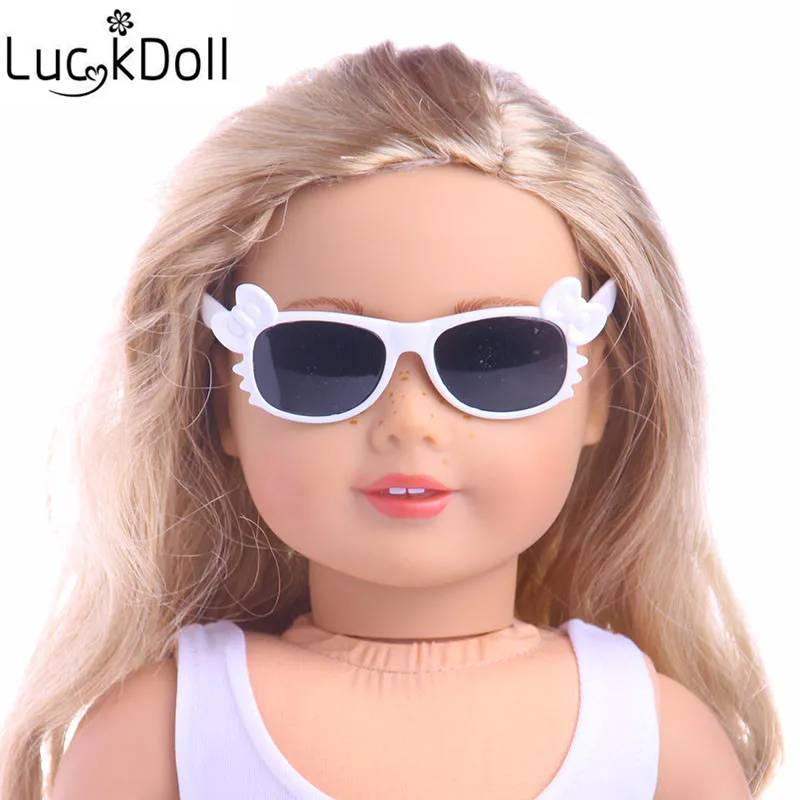 Солнцезащитные очки LUCKDOLL подходят для 18-дюймовых американских кукол 43 см