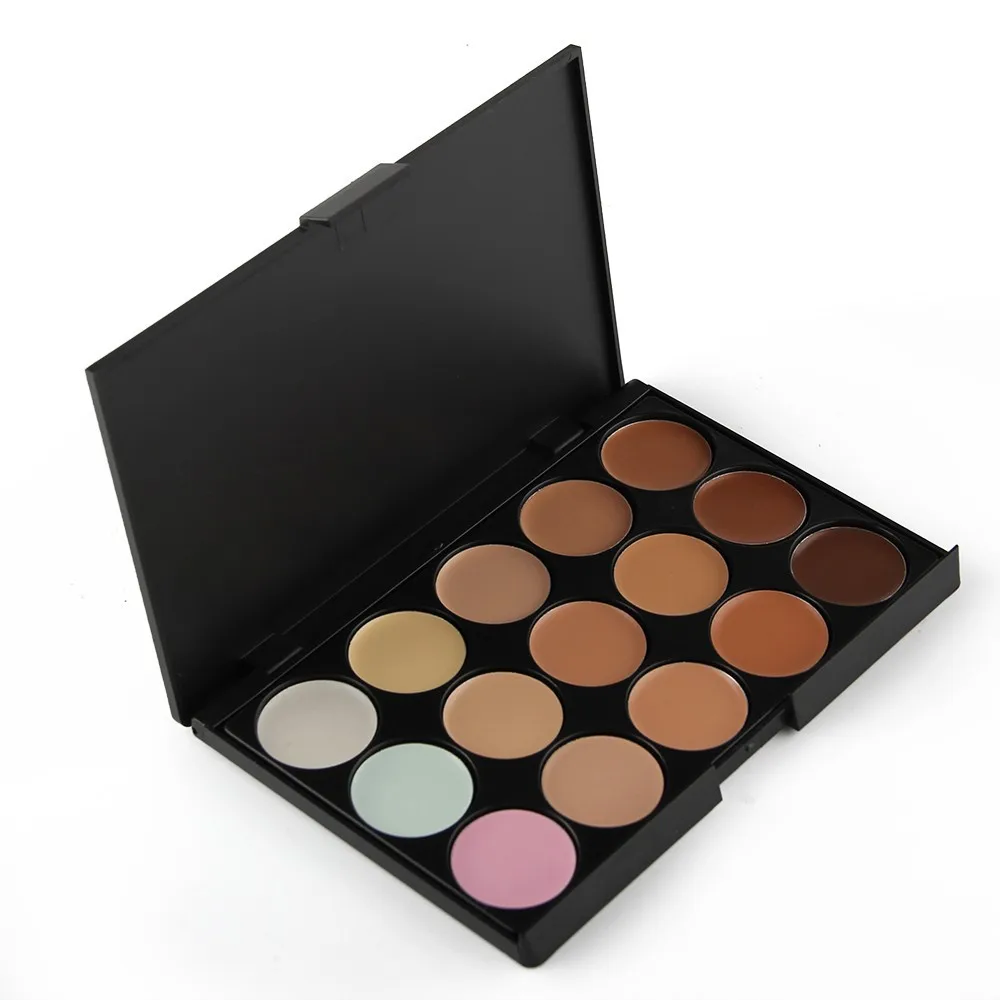15 видов цветов контур лица с кремовой структурой для макияжа консилер палитра
