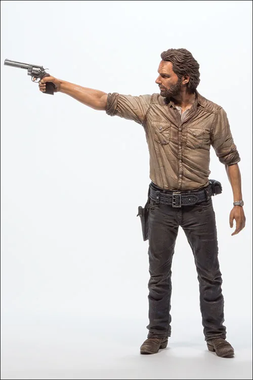 Лидер продаж ТВ серия Ходячие мертвецы sherif Rick Grimes с винтовкой 25 см фигурка