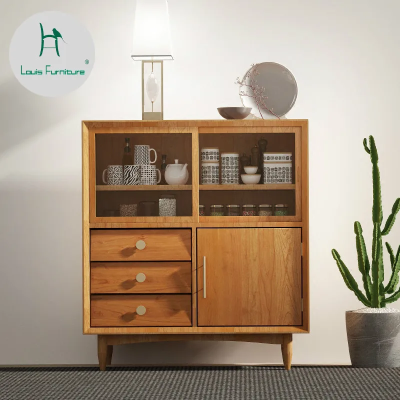 

Louis Fashion Living Room Cabinets Nordic Modern Solid Wood Minimalist Style Restaurant