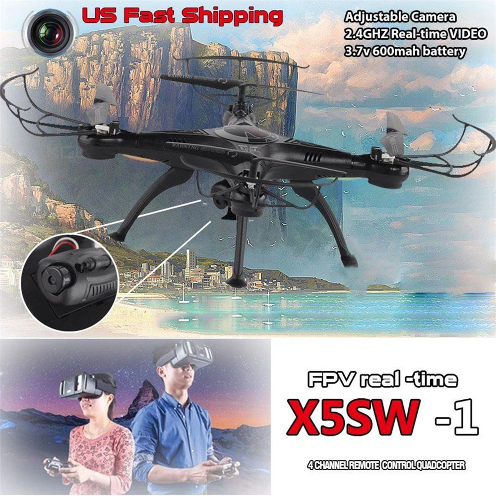 Lensoul FPV Drone 3.0mp Wi-Fi HD Камера видео в режиме реального времени Квадрокоптер с дистанционным управлением 2,4 GHZ 6-осевой Квадрокоптер детская игрушка в подарок