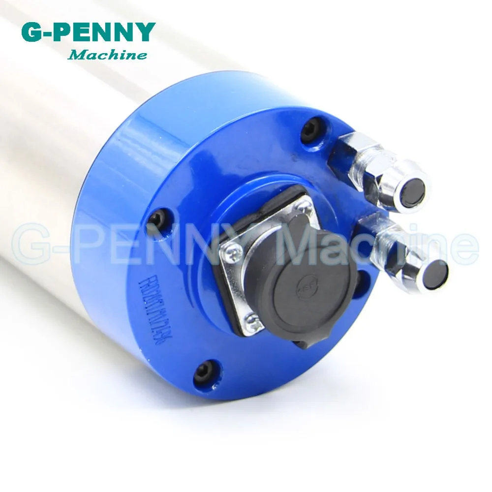 220v/380v 2.2KW ER20 water cooled spindle CNC 80x230mm DIY motor 4 bearings &amp 80mm cast aluminium round bracket! | Инструменты