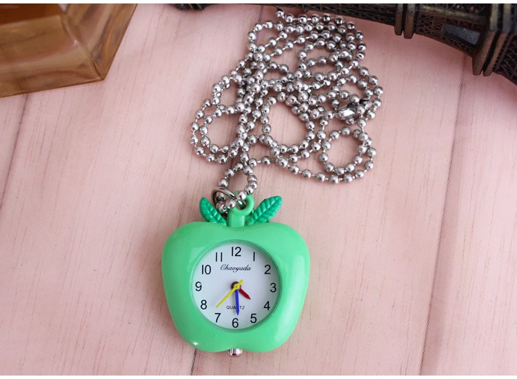 1 шт. милые детские Мультяшные часы принцессы для девочек карманные высокое