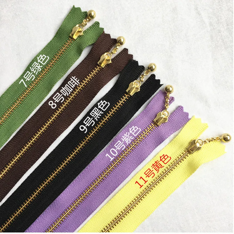 Металлическая блестящая золотая дорожка на молнии для одежды сделай сам Золотая