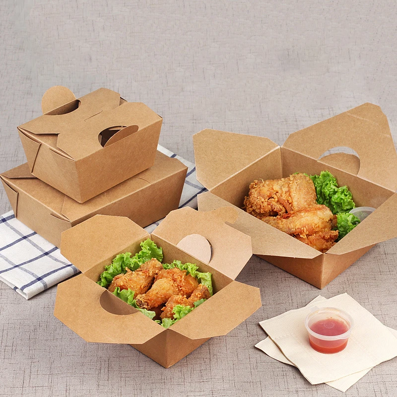 Упаковочные коробки для фаст фуда кухонная утварь ресторана посылка Нер