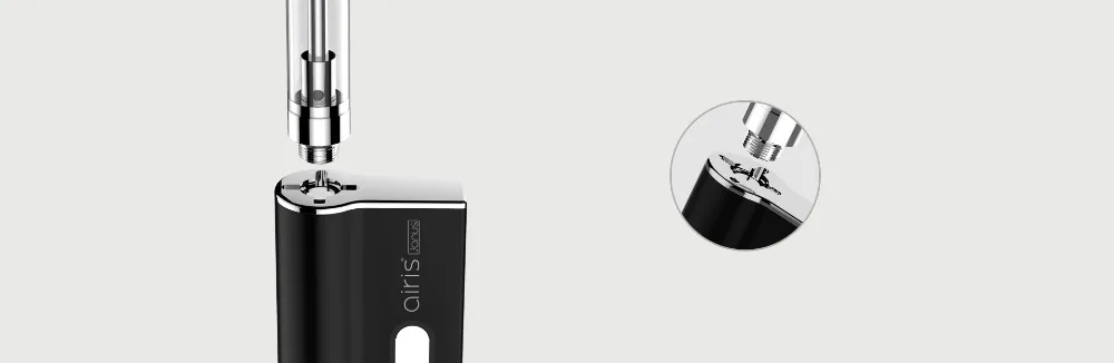 Новинка! AIRISTECH Airis Janus 2в1 испаритель батарея для вейпа для Nic солевой стручок и 510 резьбовой картридж CBD система управления напряжением