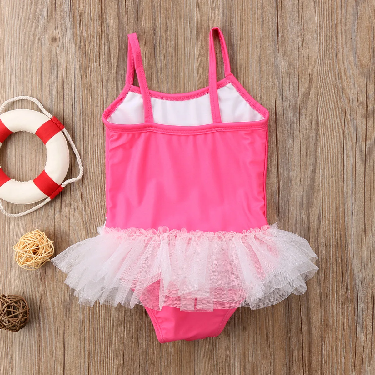 2018 новый детский купальник с милым лебедем для маленьких девочек из тюля