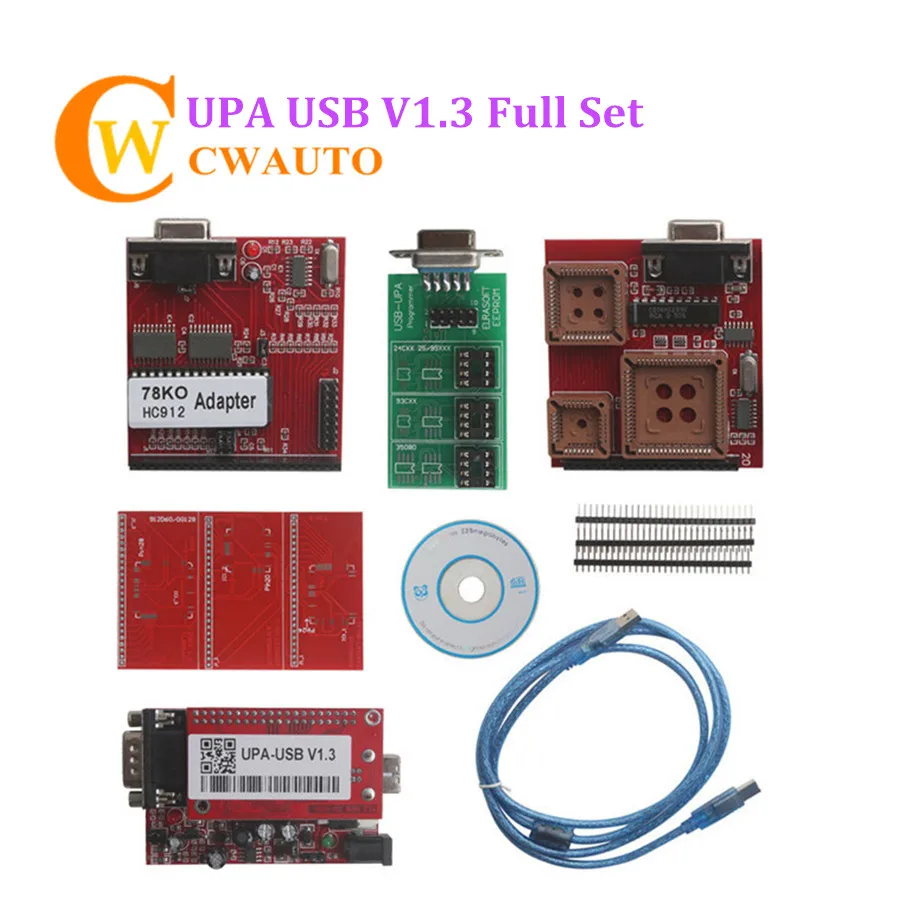 Программатор UPA V1.3 USB полный адаптер серийный программатор|upa programmer|upa usbupa usb programmer