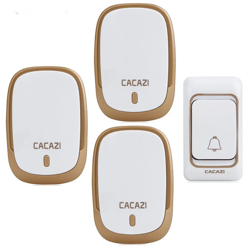 Free доставка водонепроницаемый дверной звонок плагин беспроводной 1 открытый