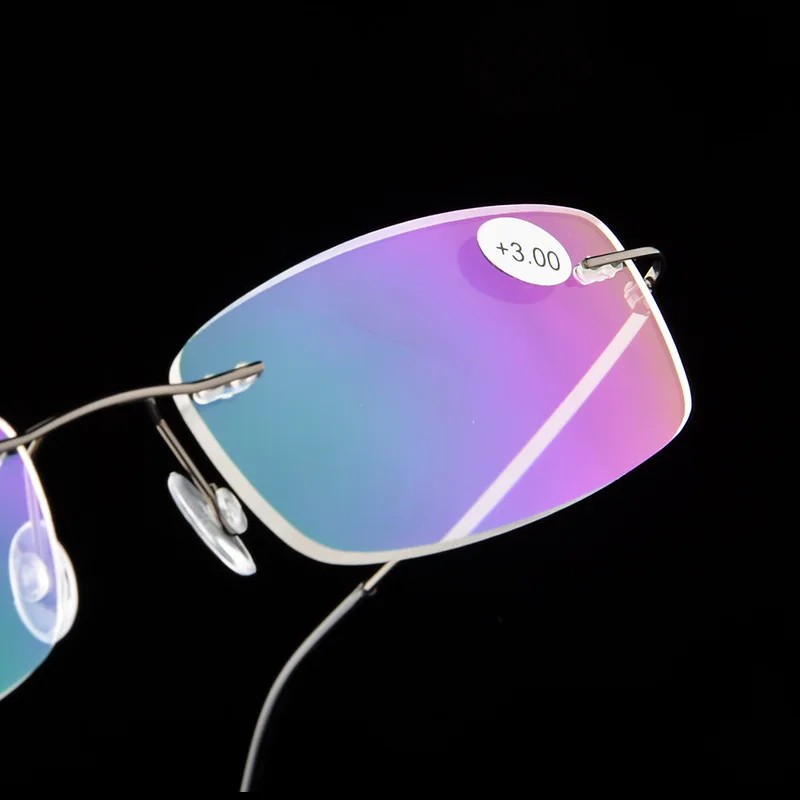 Оправы памяти металлический каркас Асферические смолы Сверхлегкий Hmc покрытие