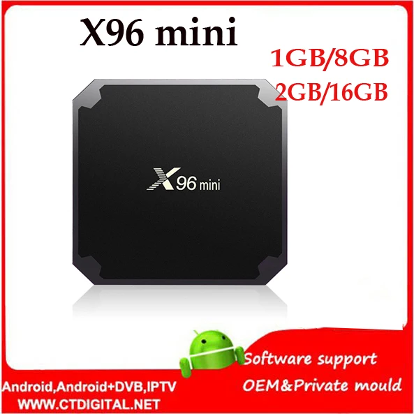 ТВ-приставка X96 mini smart Android 7 1 Amlogic S905W ГБ/8 ГБ 2 ГБ/16 4 WIFI H.265 4K KD17.3 медиаплеер