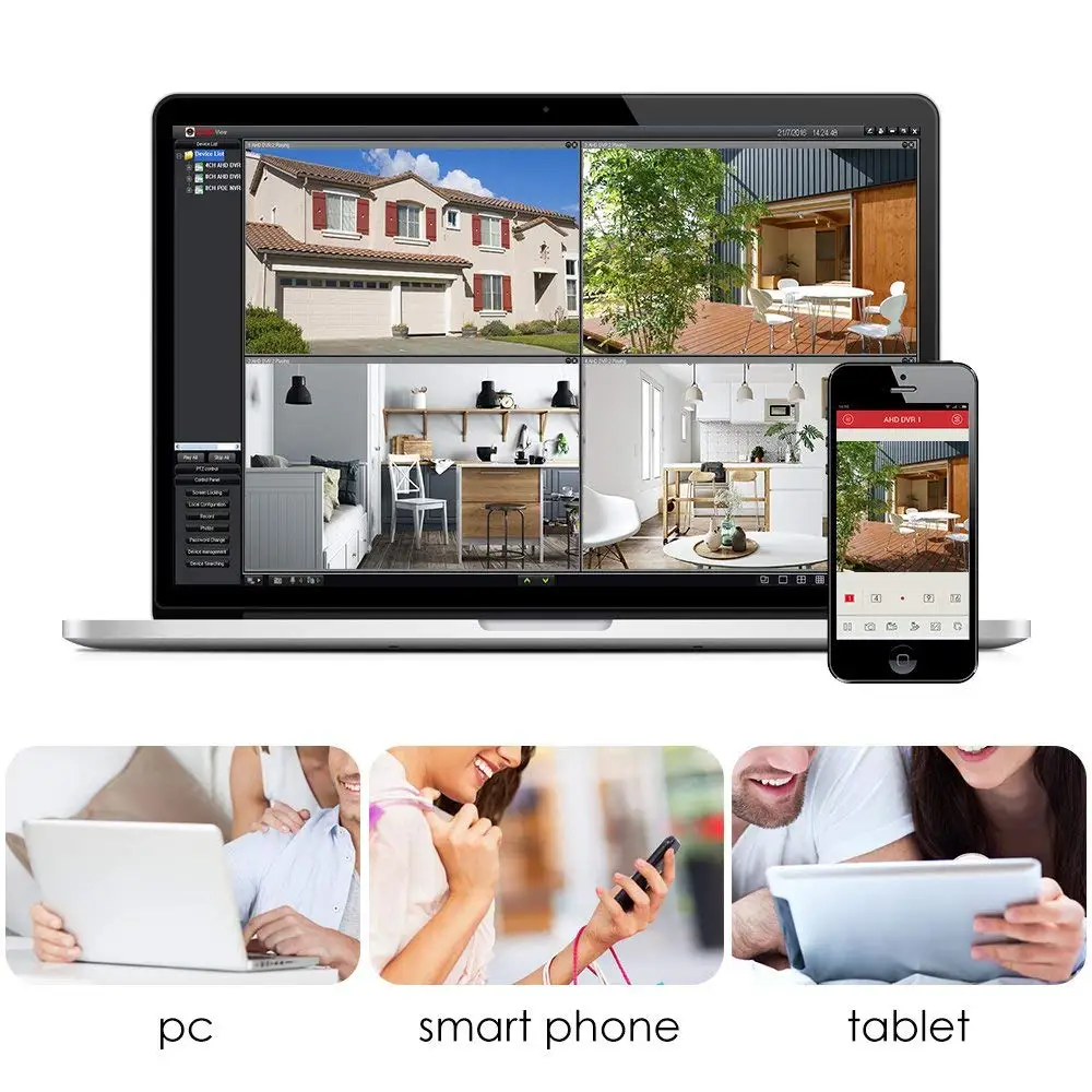 

ZOSI 16CH 1080p Security Camera System with 12 2.0MP Outdoor/Indoor CCTV Bullet Surveillance Camera with 100ft Long Night Vision