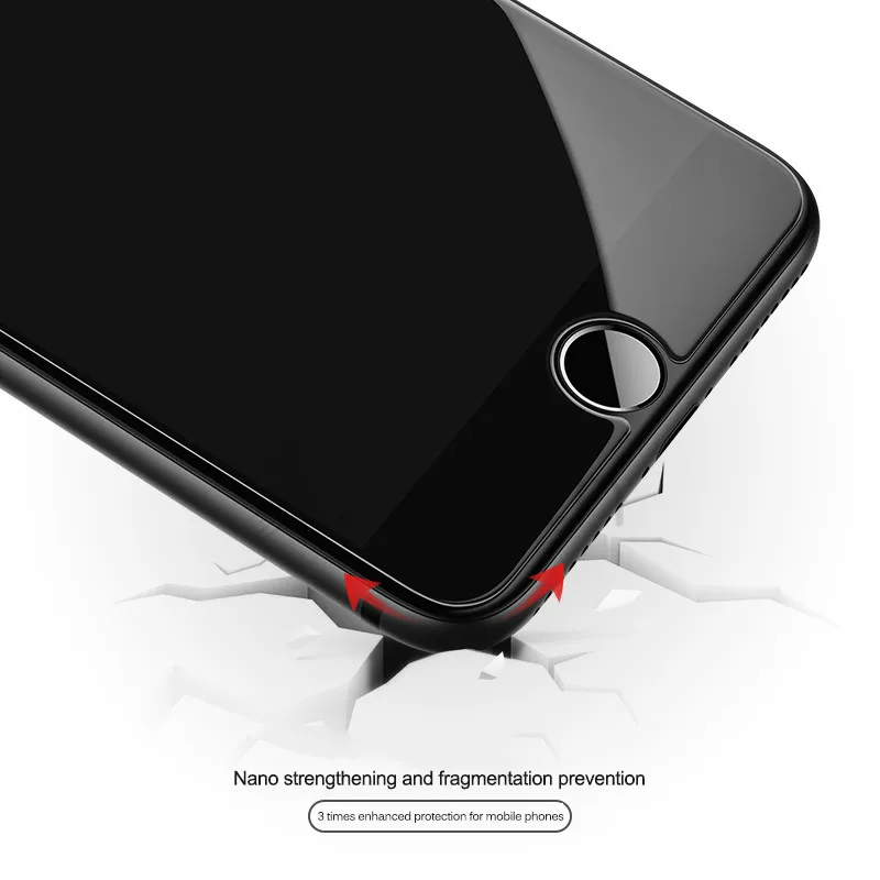 2 шт. 9 H 2.5D Премиум Экран протектор для IPhone X 8 7 6 6s плюс 5 5S SE защитные закаленное