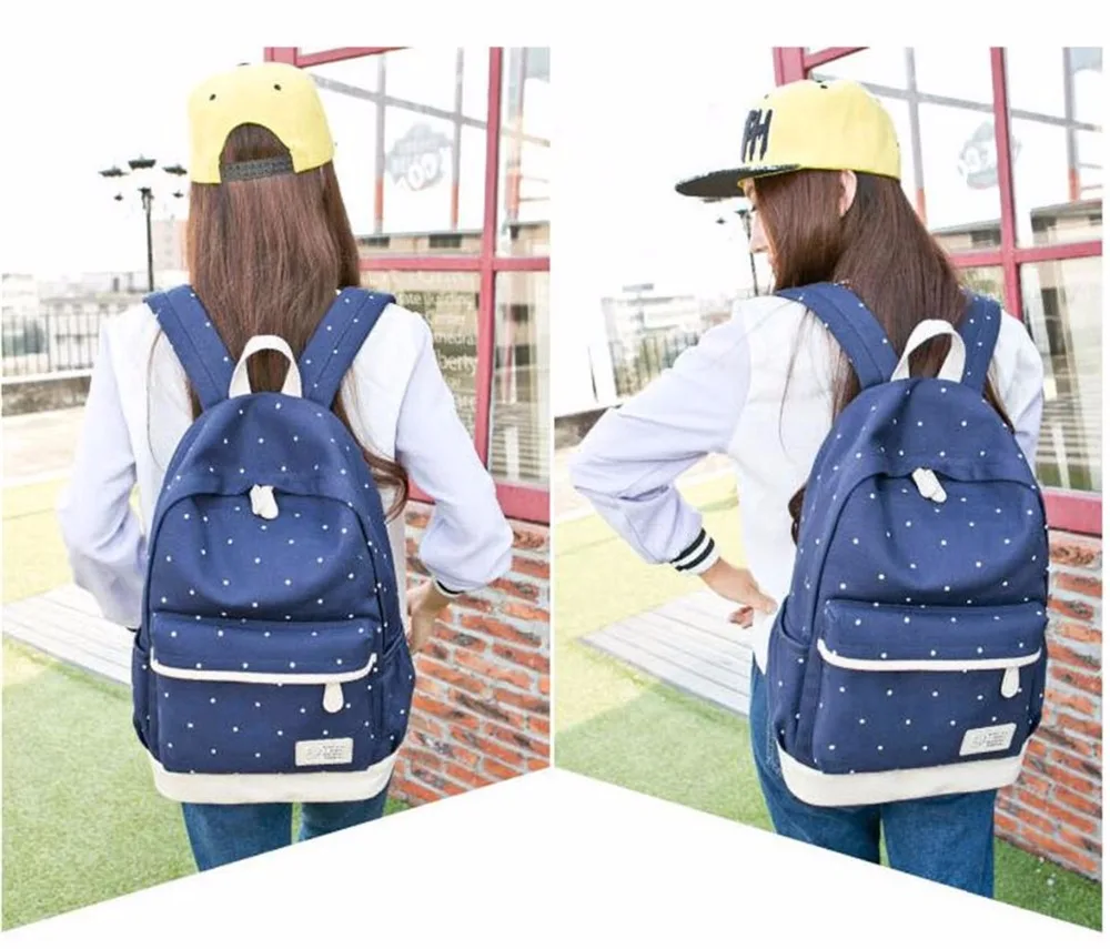 Kimikoy оси держав Hetalia яркий рюкзак APH волна точка цветок ноутбук Bookbag школьная сумка