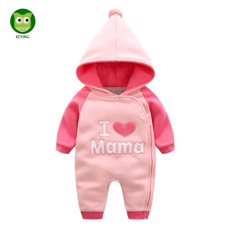 KEYING Bebes/хлопковые детские комбинезоны нижнее белье с длинными рукавами для