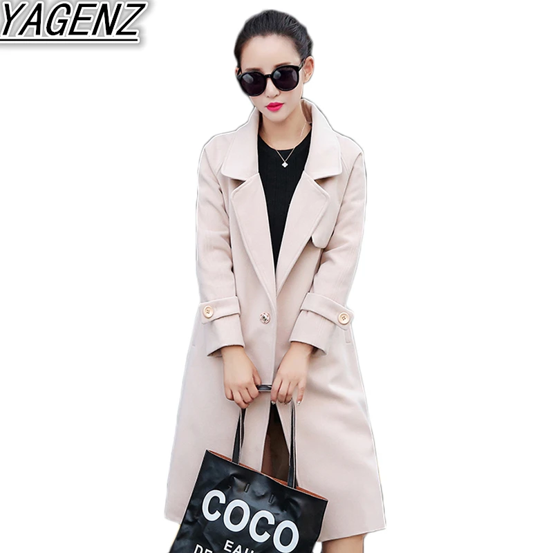 Шерстяное пальто женское 2017 осенне зимнее новое шерстяное темпераментное