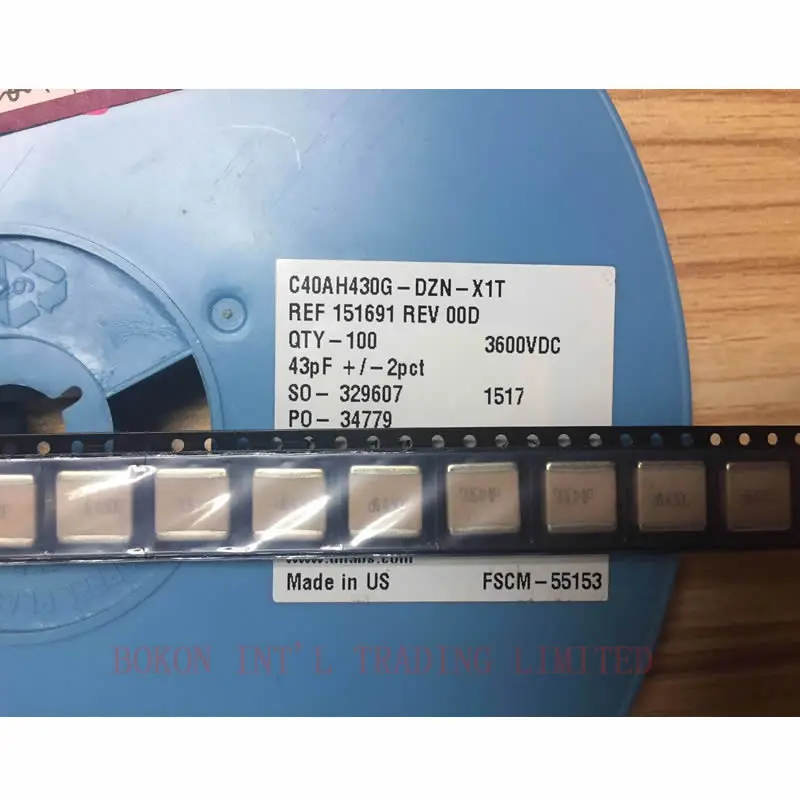 Высокая Q фарфор конденсаторы P90 C40AH430G DZN X1T постоянной ёмкости универсальный