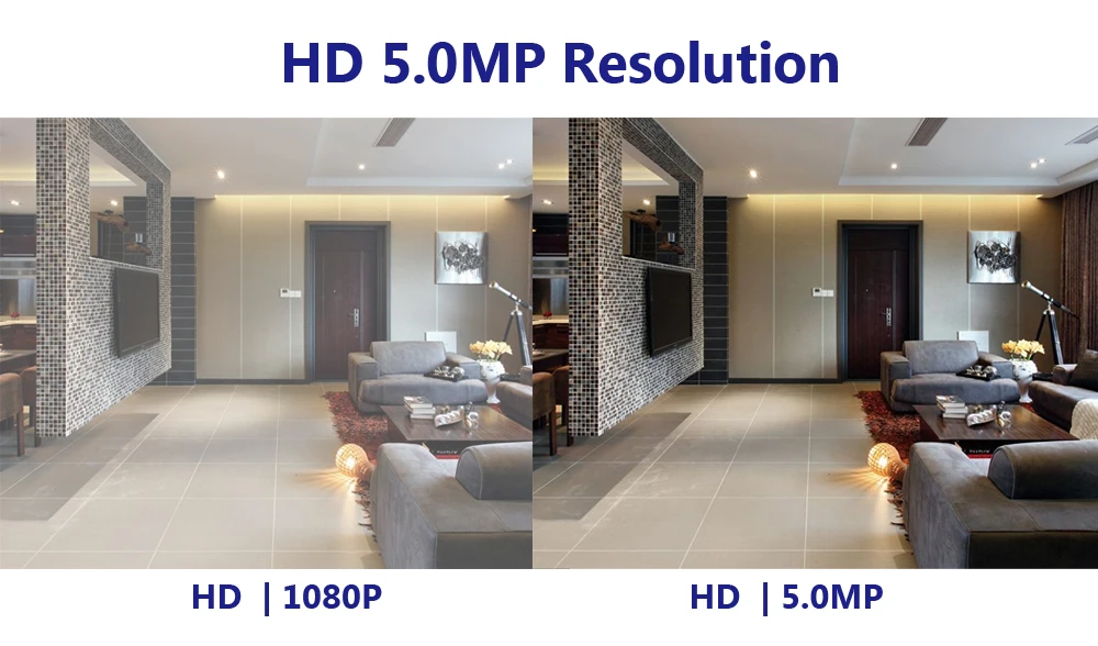 Супер Full HD 8CH AHD 5MP дома наружного видеонаблюдения Камера Системы 8 канальный видео, для наблюдения, безопасности, Камера комплект 8ch 5.0MP AHD DVR