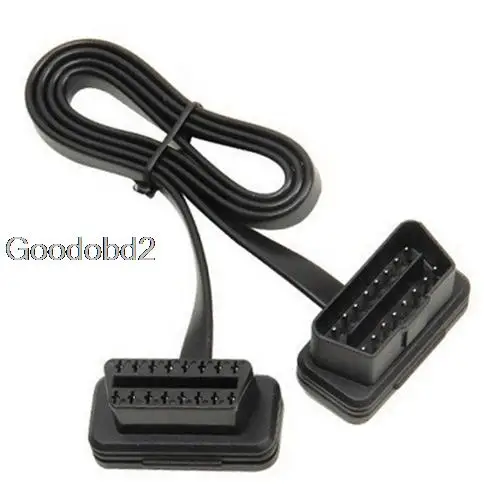 Автомобильные кабели для Fiat Thin As кабель лапша OBD OBD2 OBDII 16 контактный штекер гнездо