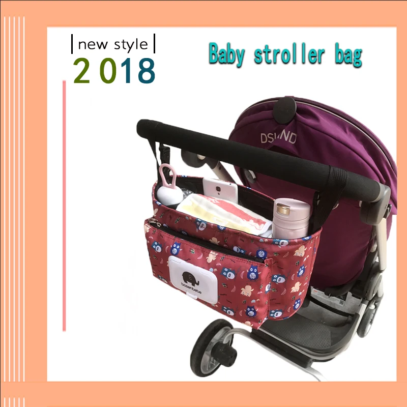 Органайзер для детской коляски модная универсальная сумка хранения подгузников