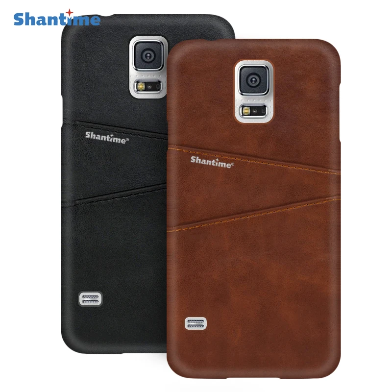Из искусственной кожи чехол для Samsung Galaxy S5 Чехол телефона Mini активная карточка и