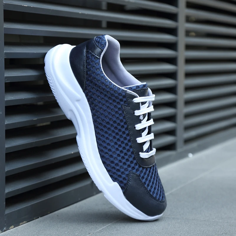 HECRAFTED male sneakers Size 38~46 Comfortable Fashion Breathable Summer mens shoes#AB709 | Обувь
