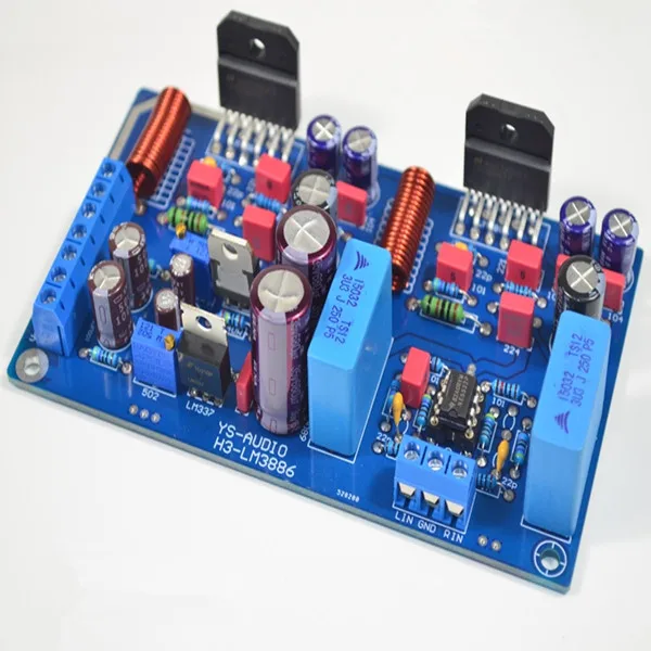 H3 5532 + LM3886 двухканальный 68 Вт высокомощный Hi Fi усилитель мощности готовая
