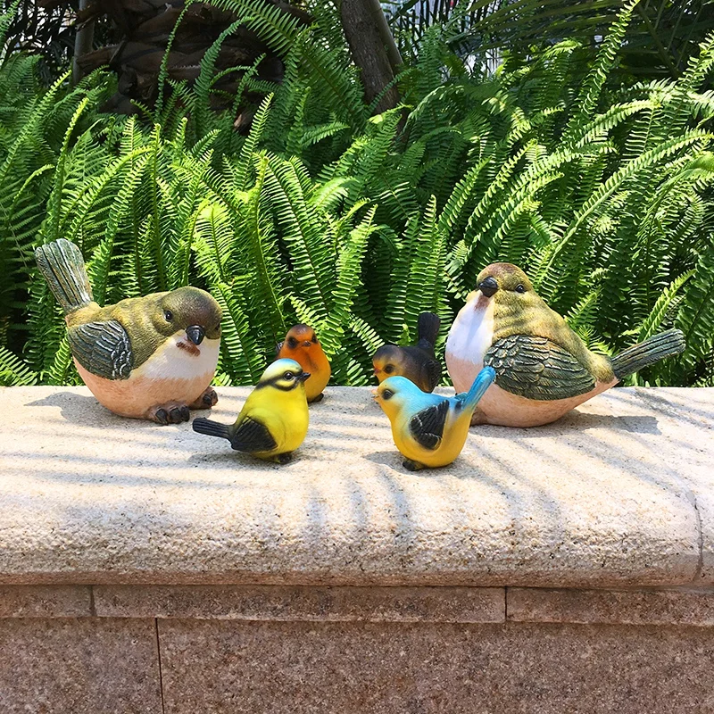 Фигурки из искусственной птицы 4 шт.|toys toys|toys toys toystoy diy |