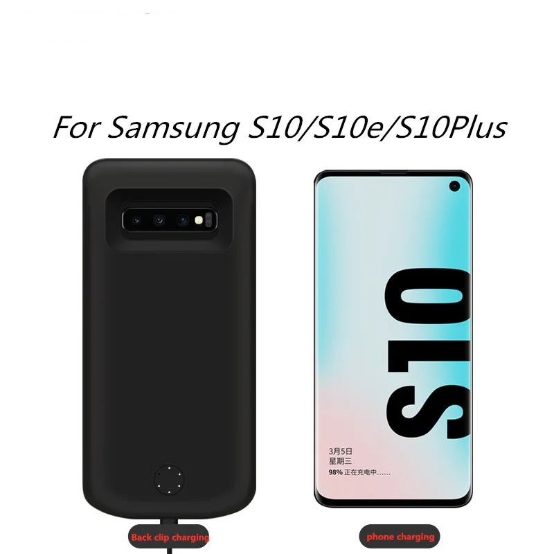 

Ультратонкий чехол для Samsung S10/S10e/S10 Plus, 5000/6000 мАч