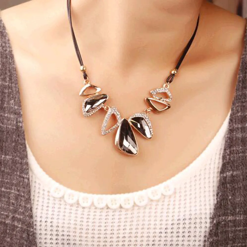 2 цвета Новый массивный чокер винтажные Подвески геометрический женский