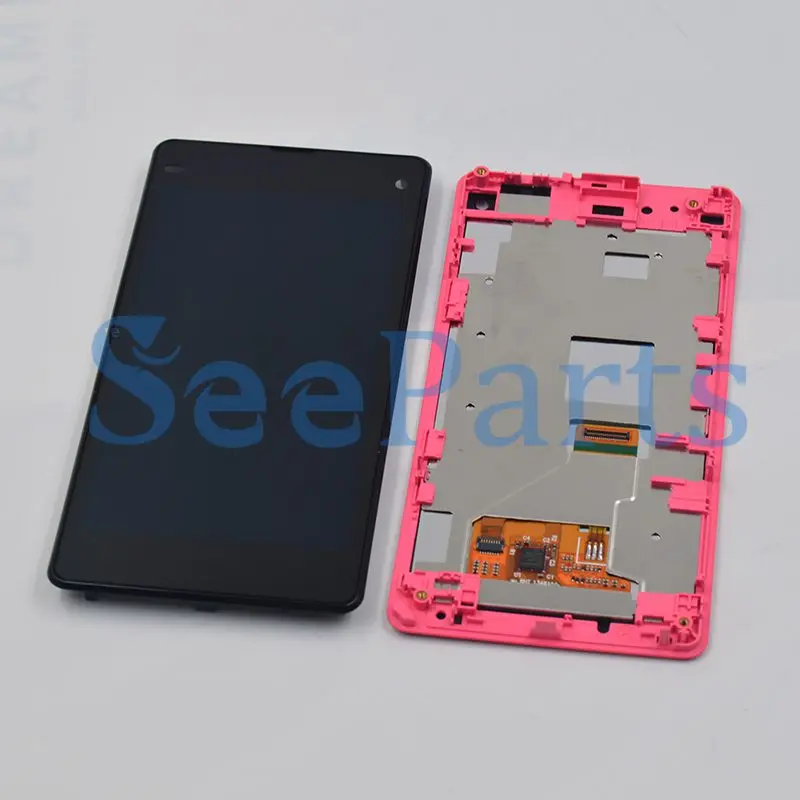 Для SONY Xperia Z1 Компактный ЖК дисплей сенсорный экран дигитайзер в сборе Замена M51w