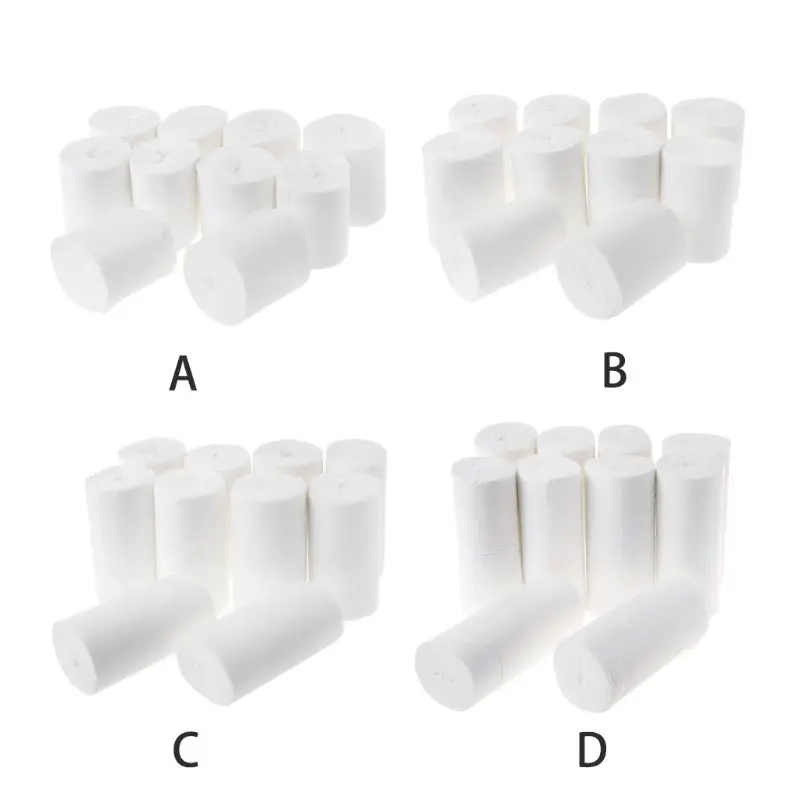 10 Rolls Elastic Bandage First Aid Kit Gauze Roll Wound Dressing Medical Nursing Emergency Care | Спорт и развлечения