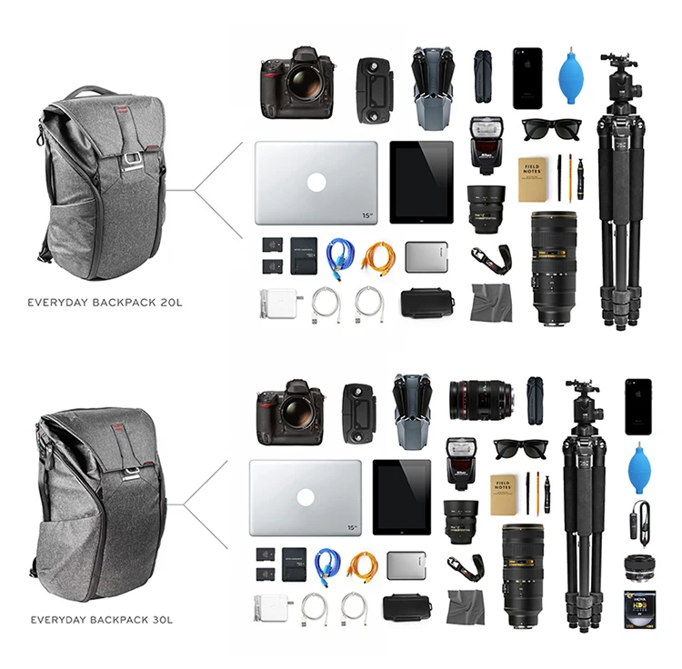 Рюкзак на каждый день профессиональная камера рюкзак фотография посылка DSLR камера сумка рюкзак водонепроницаемый ударопрочный 20L-30L