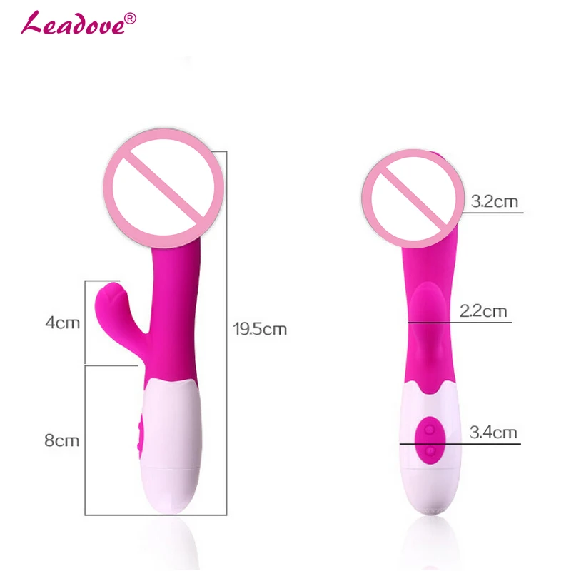 G Spot фаллоимитатор кролик вибратор 30 Режимы вибрации двойной Vibe Вагина клитор