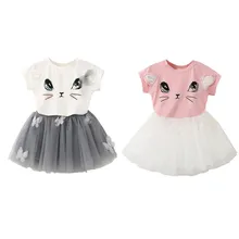 Комплект летнего платья для младенцев из 2 предметов маленьких