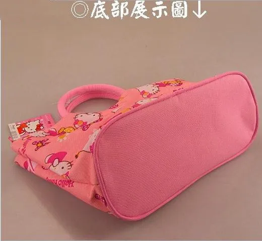 2017 повседневная женская сумка-шоппер с рисунком Hello Kitty милая дизайнерская