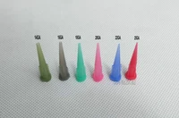 1000pcslot plastic conical fluid smoothflow tapered needle dispense tips