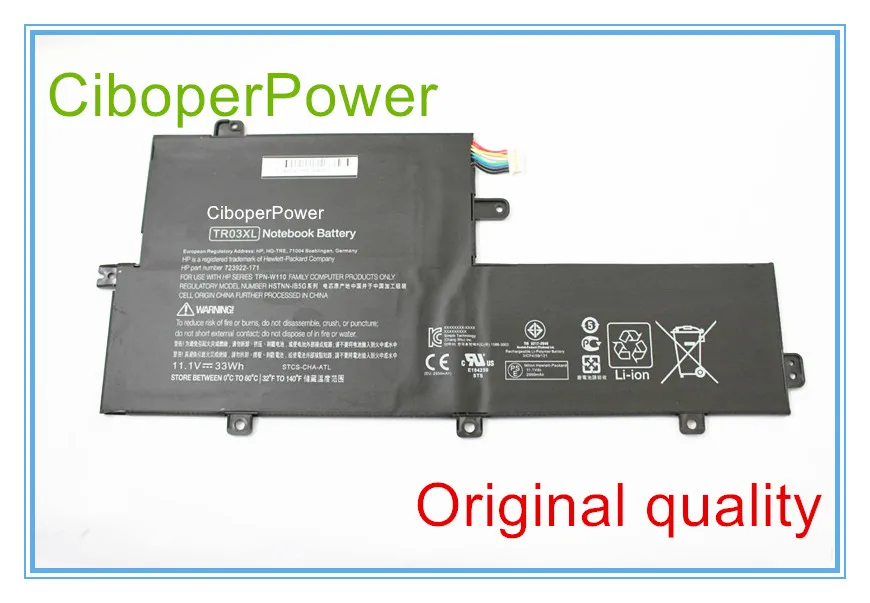 Оригинальный аккумулятор для X2 13 g110dx TR03XL Φ 723922 171 11 1 v 33wh|battery original|battery forbatteries batteries