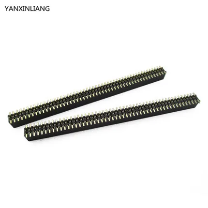 2 шт Шаг 1,27 мм 100 Pin 2x50Pin SMT SMD двухрядный штыревой разъем PCB разъем